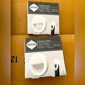 (2) cell phone selfie lights